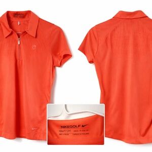 Nike Orange Performance Polo